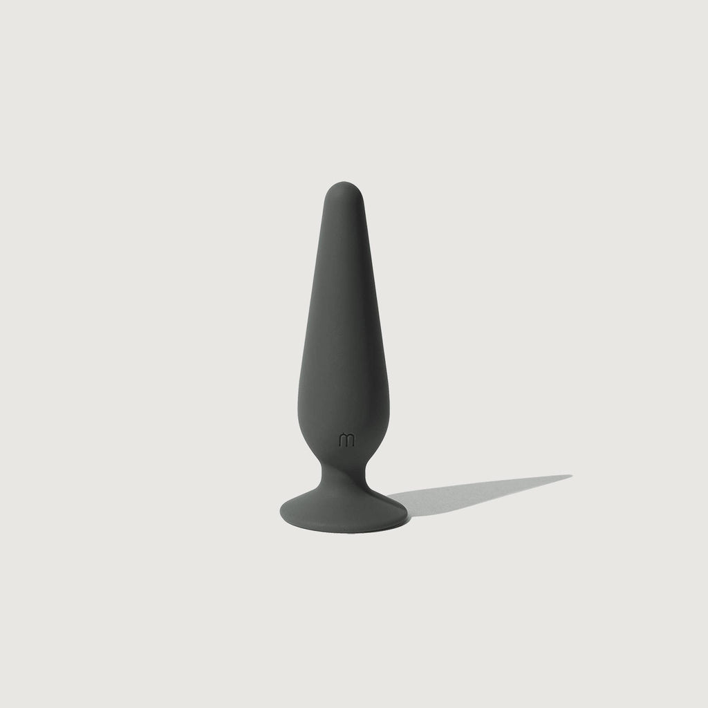 Cone, charcoal - small silicone plug