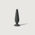 Cone, charcoal - small silicone plug