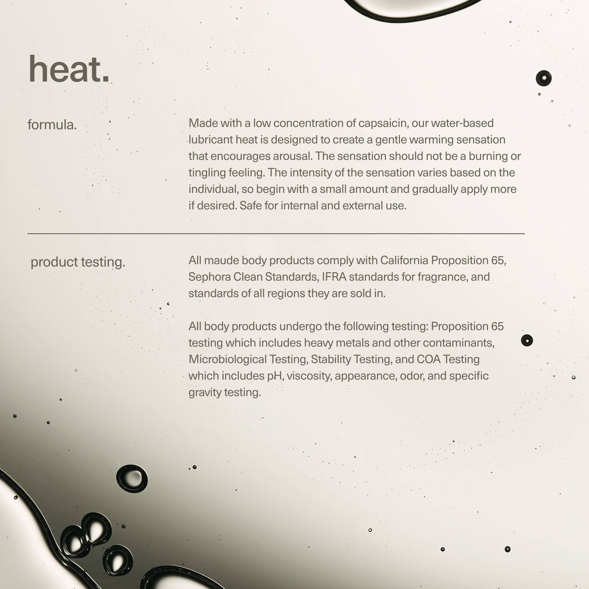 Warming water-based lubricant, Heat, 4 oz , adult gifts.
