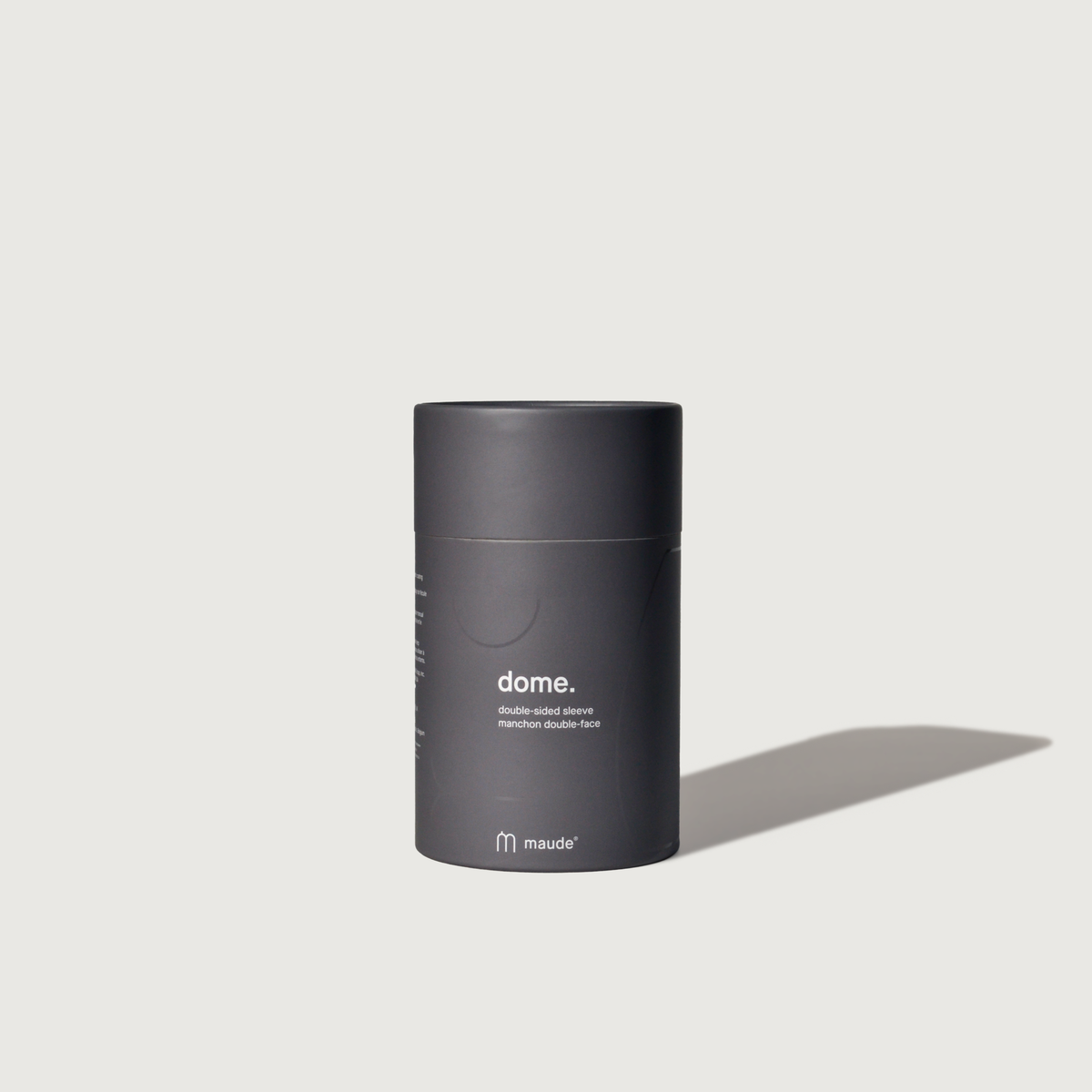 Dome, sex toy, multi-textured sleeve, charcoal, adult gifts.