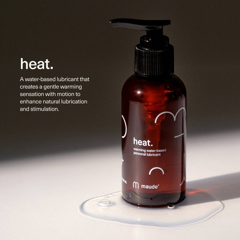Warming water-based lubricant, Heat, 4 oz , adult gifts.