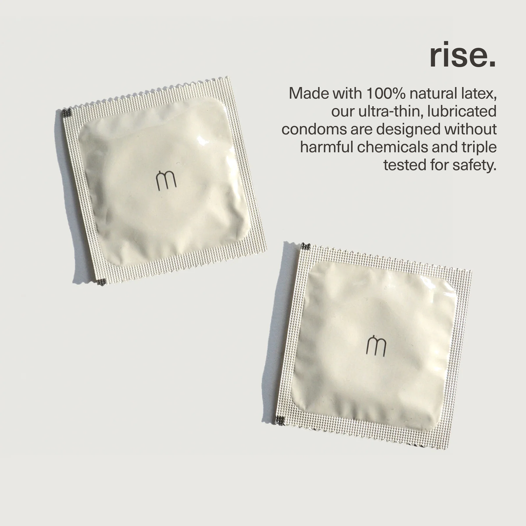 Rise - Travel pack: 3 ultra-thin latex condoms