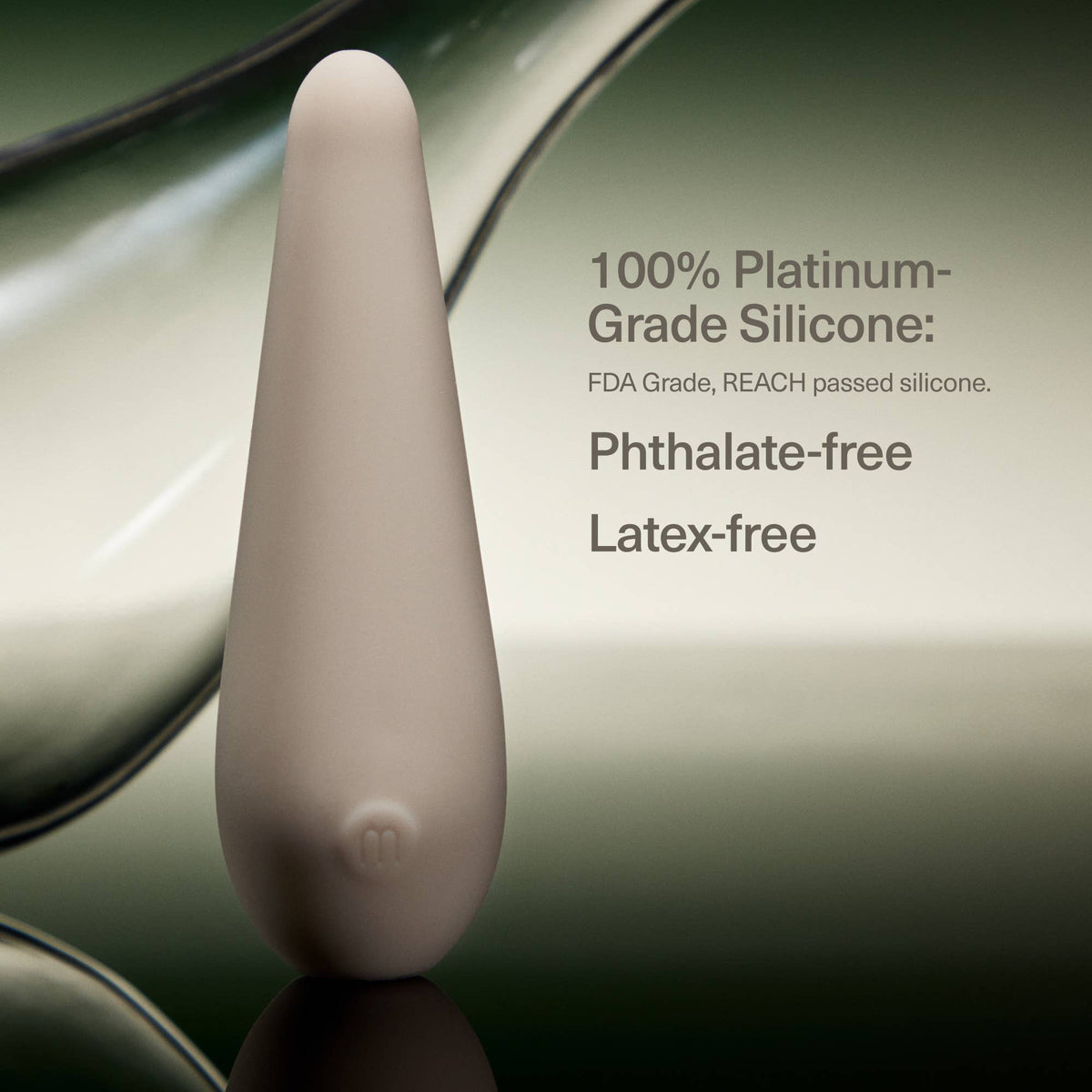 Vibe - sex toy, 3-speed vibrator, grey, adult gifts.