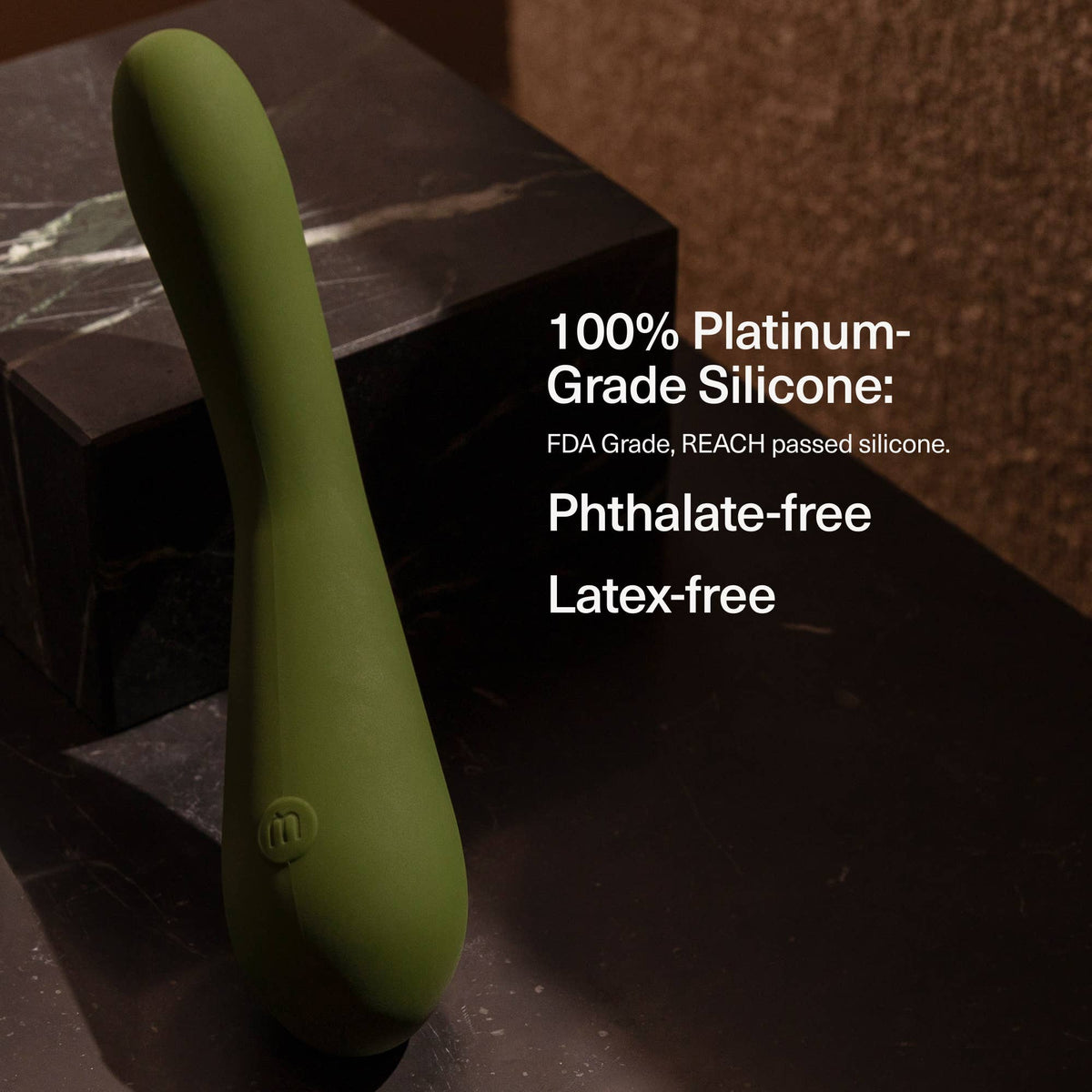 Spot - sex toy, 5-speed vibrator, grey, adult gifts.