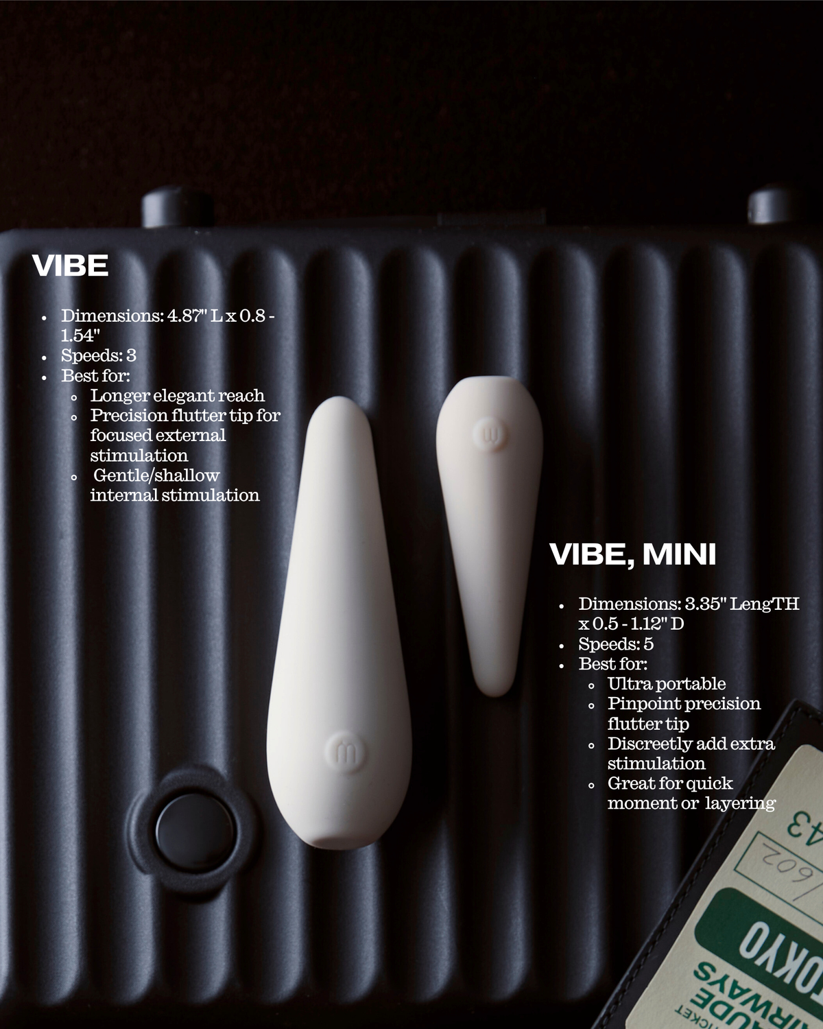 Vibe Mini, sex toy, 5-speed vibrator, travel bullet